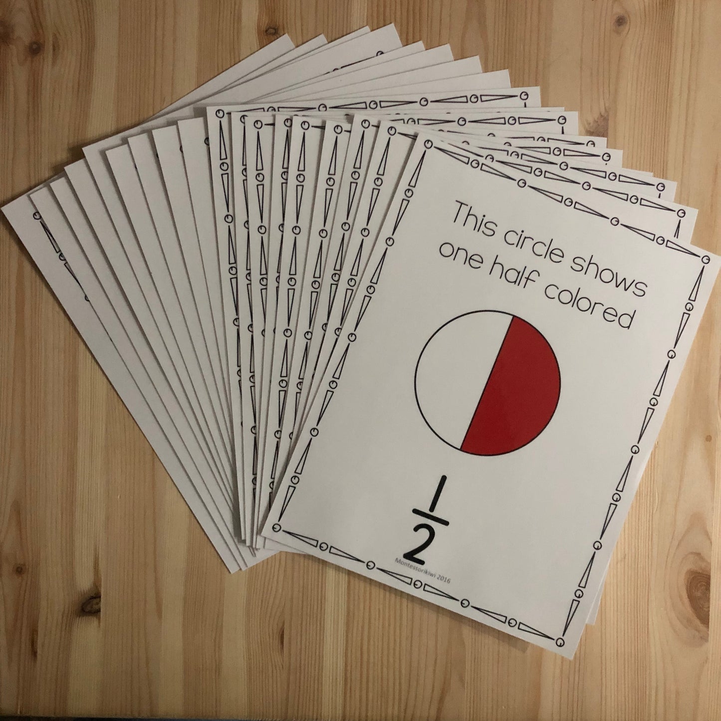 Fraction Posters - montessorikiwi