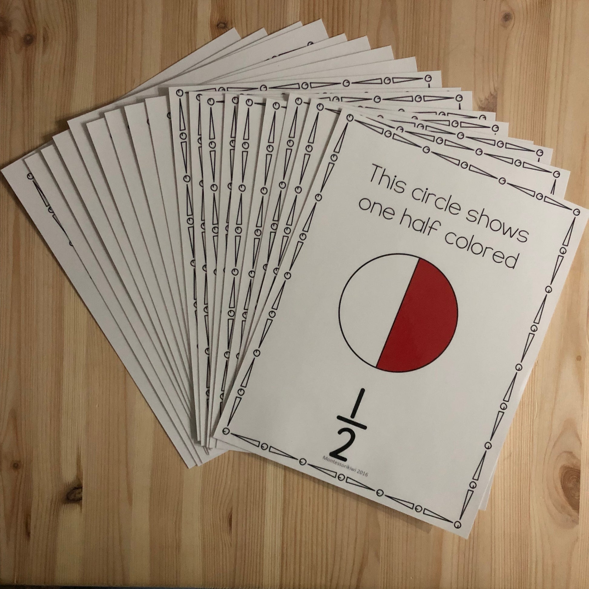 Fraction Posters - montessorikiwi