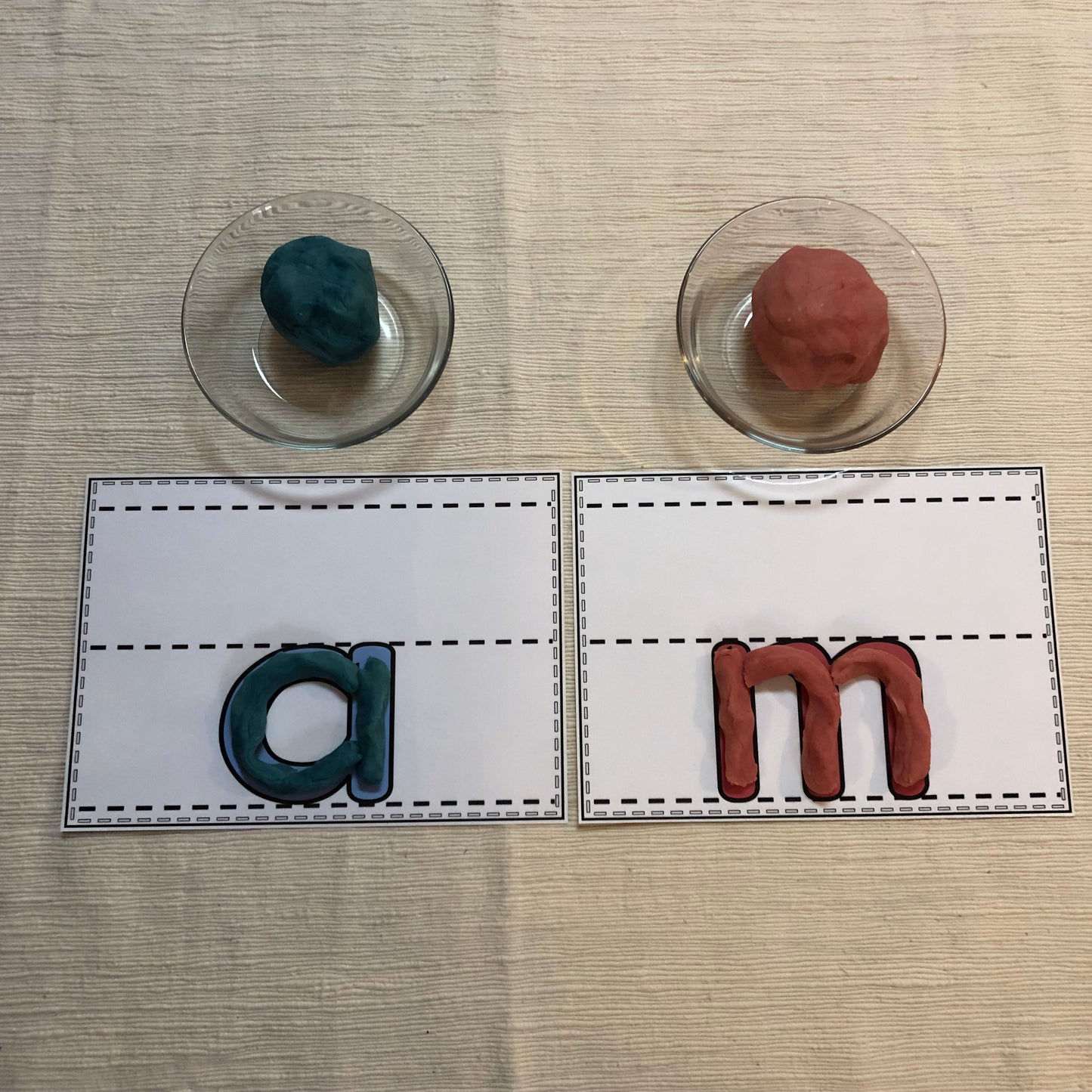 Alphabet Playdough Mats (literacy) - montessorikiwi