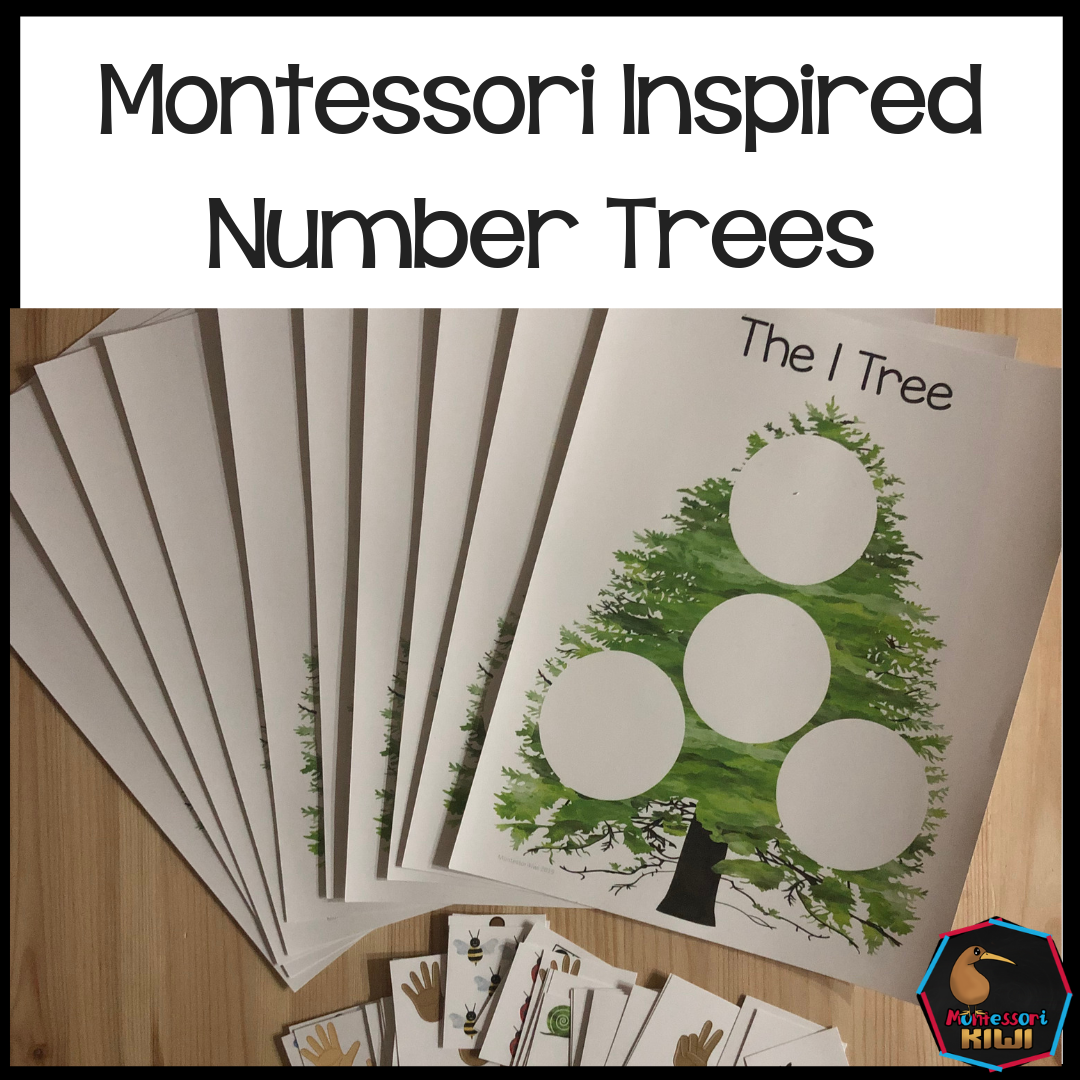 Montessori Inspired Number Trees - montessorikiwi