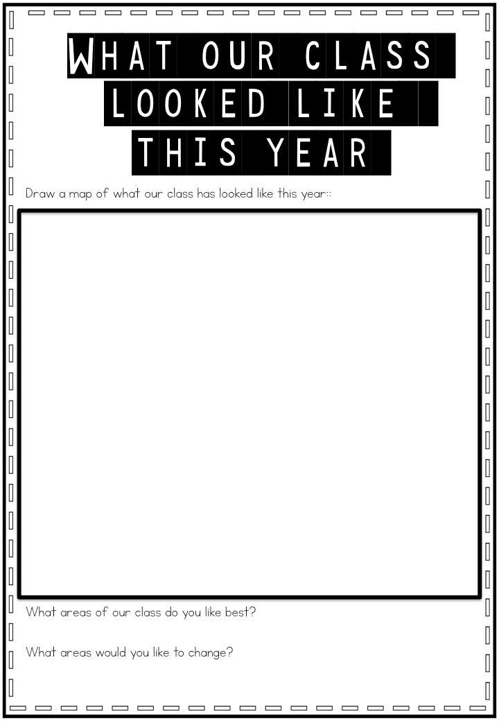 End of year reflection activities - montessorikiwi