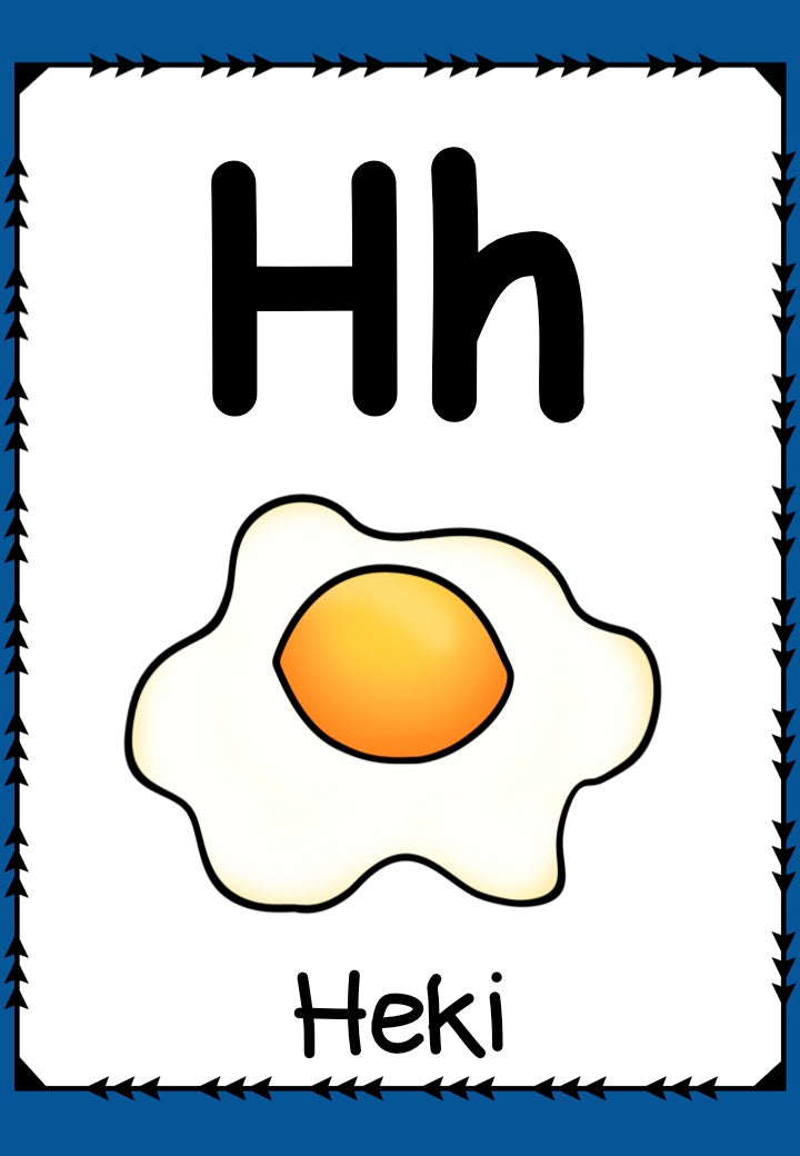 Maori Alphabet Posters - montessorikiwi