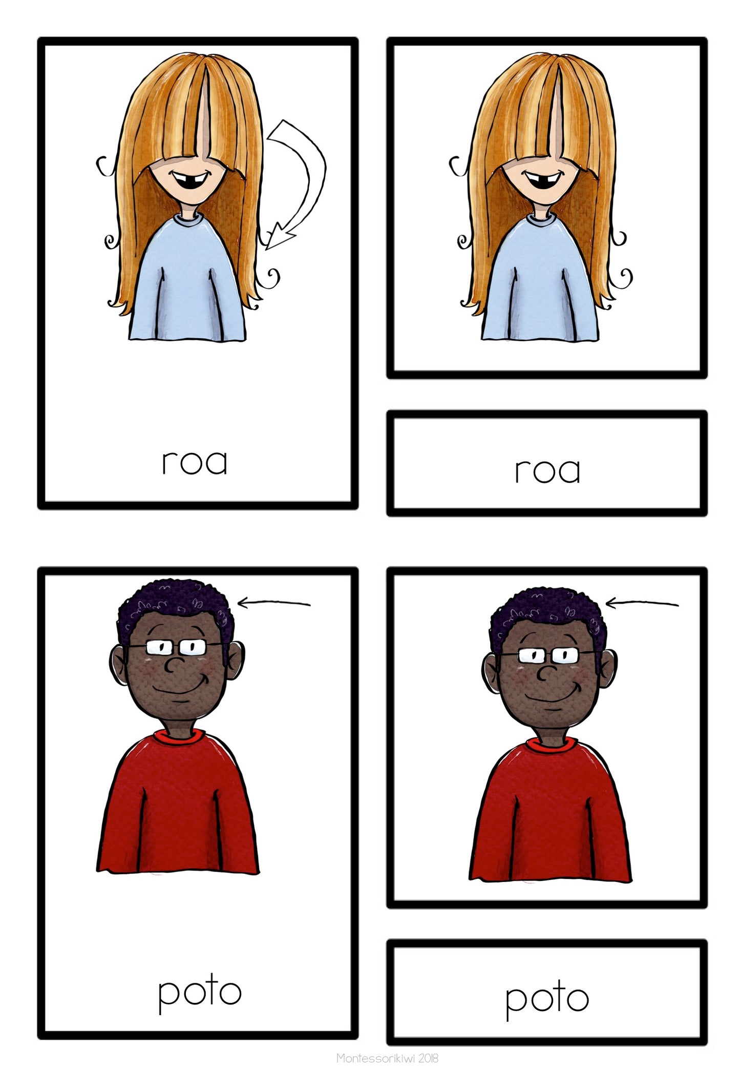 Maori Adjectives Ngā tūāhua - montessorikiwi