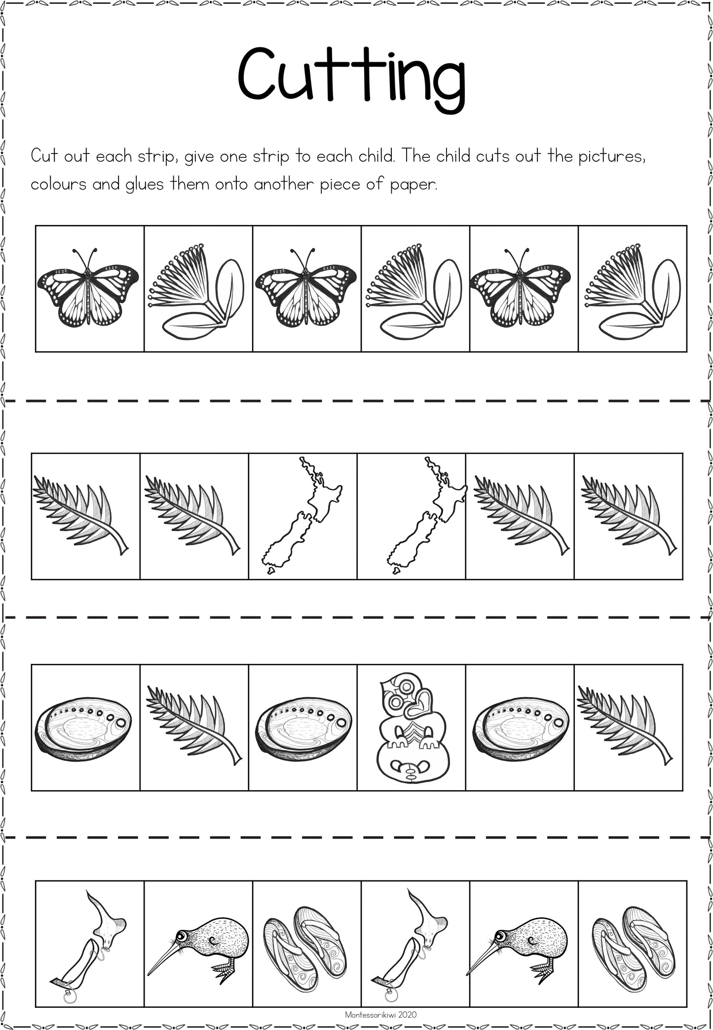 Year 1 Early Learning Skills #distancelearning - montessorikiwi