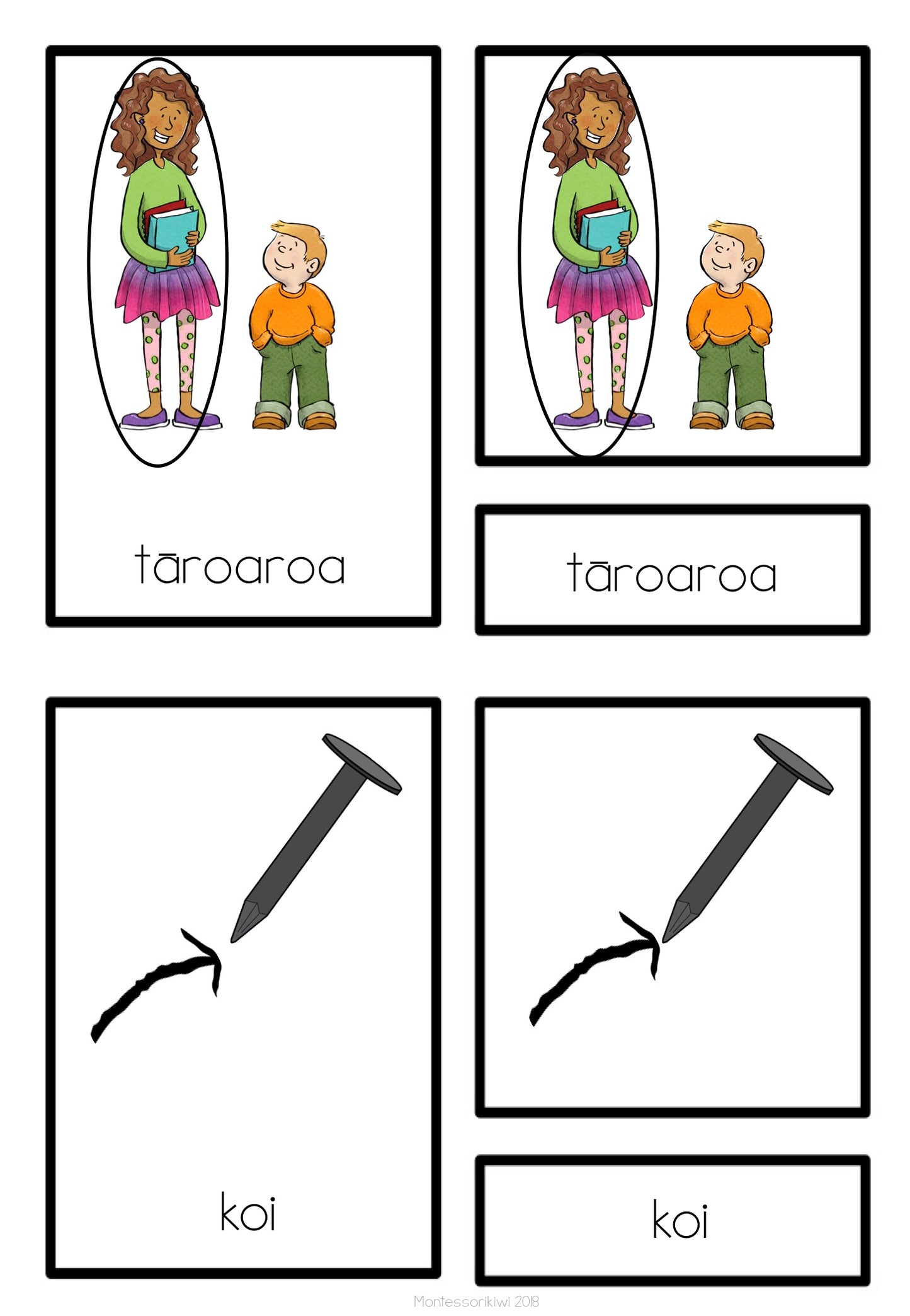 Maori Adjectives Ngā tūāhua - montessorikiwi