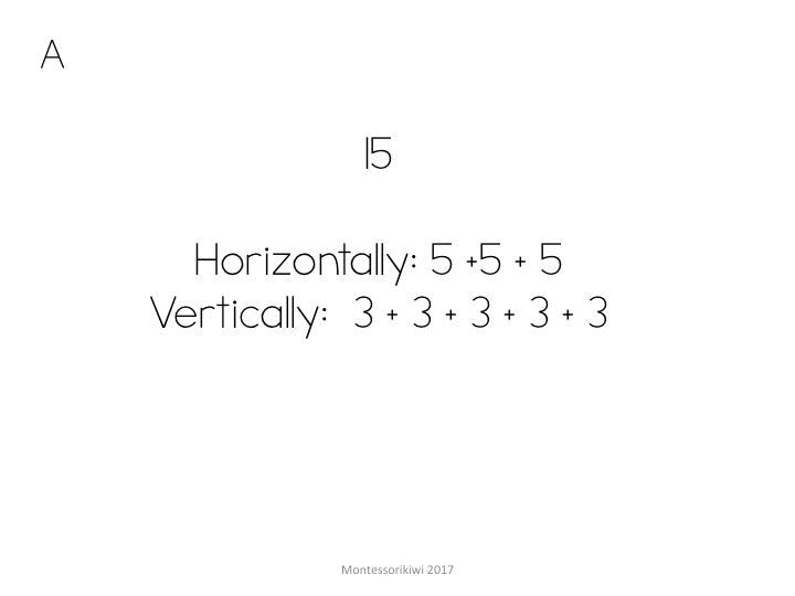 Arrays in Real life - montessorikiwi