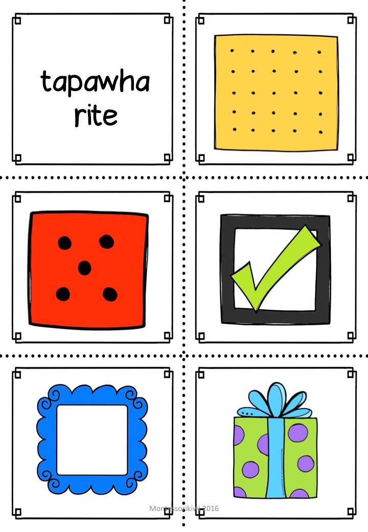 Maori Shape Sorting - montessorikiwi