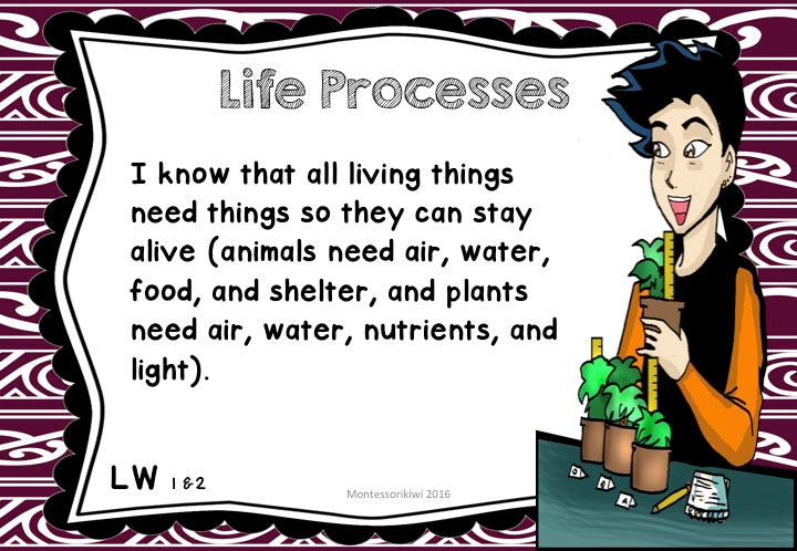 New Zealand Science Child Friendly Achievement Objectives - montessorikiwi