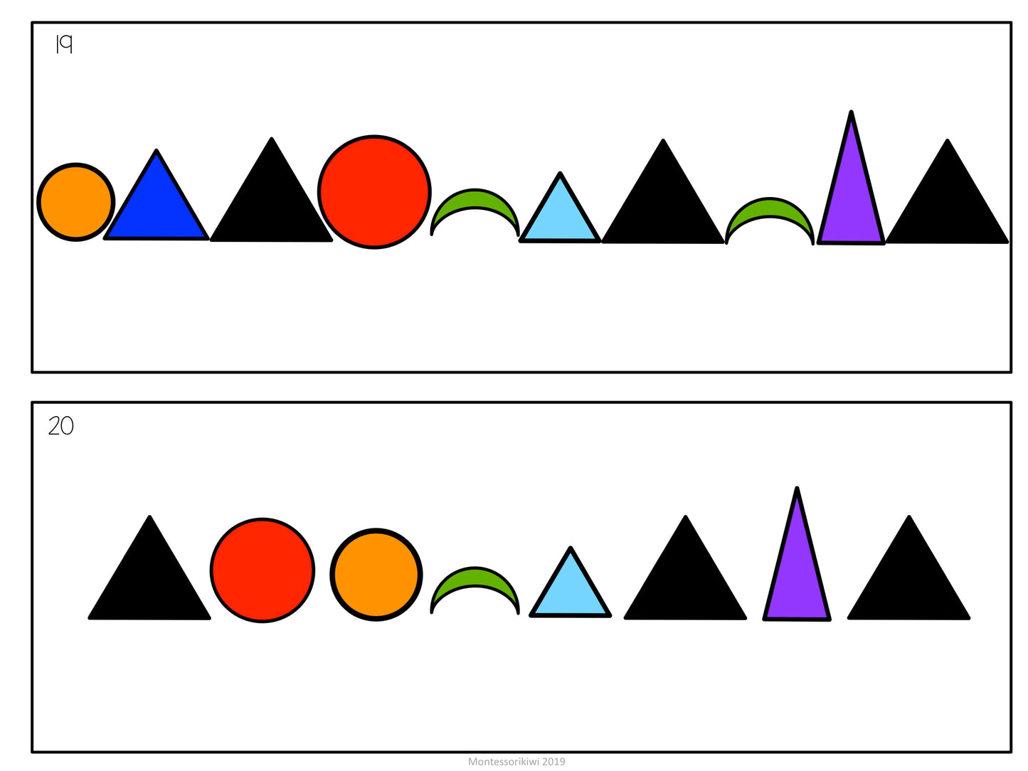 Montessori Grammar Strips (literacy) - montessorikiwi