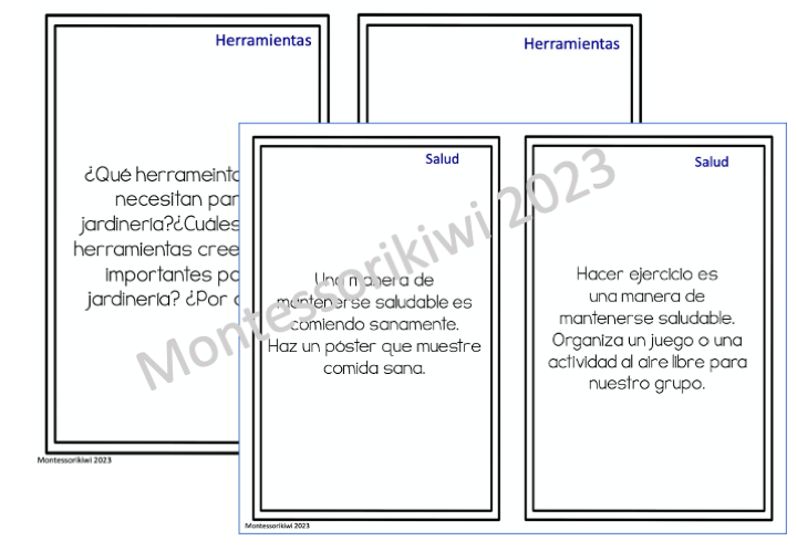 Paquete Montessori en Español (bundle) - montessorikiwi