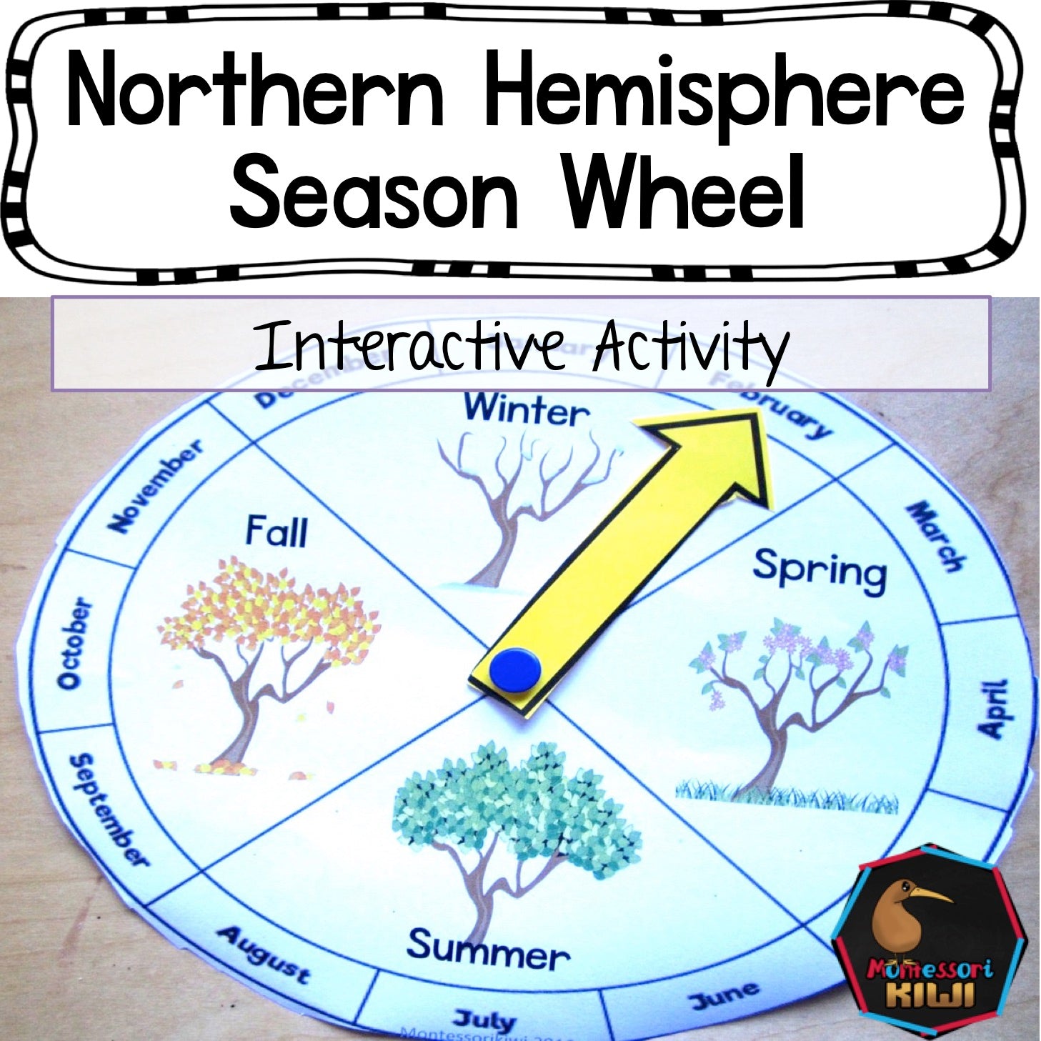 Northern Hemisphere Seasonal Wheel - montessorikiwi