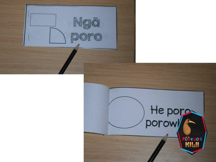 Nga Poro - Te Reo Maori emergent reader - montessorikiwi