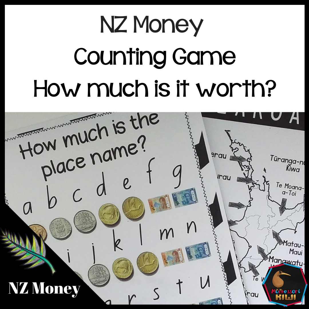 New Zealand Money Level 2: How much is my name/place name? - montessorikiwi