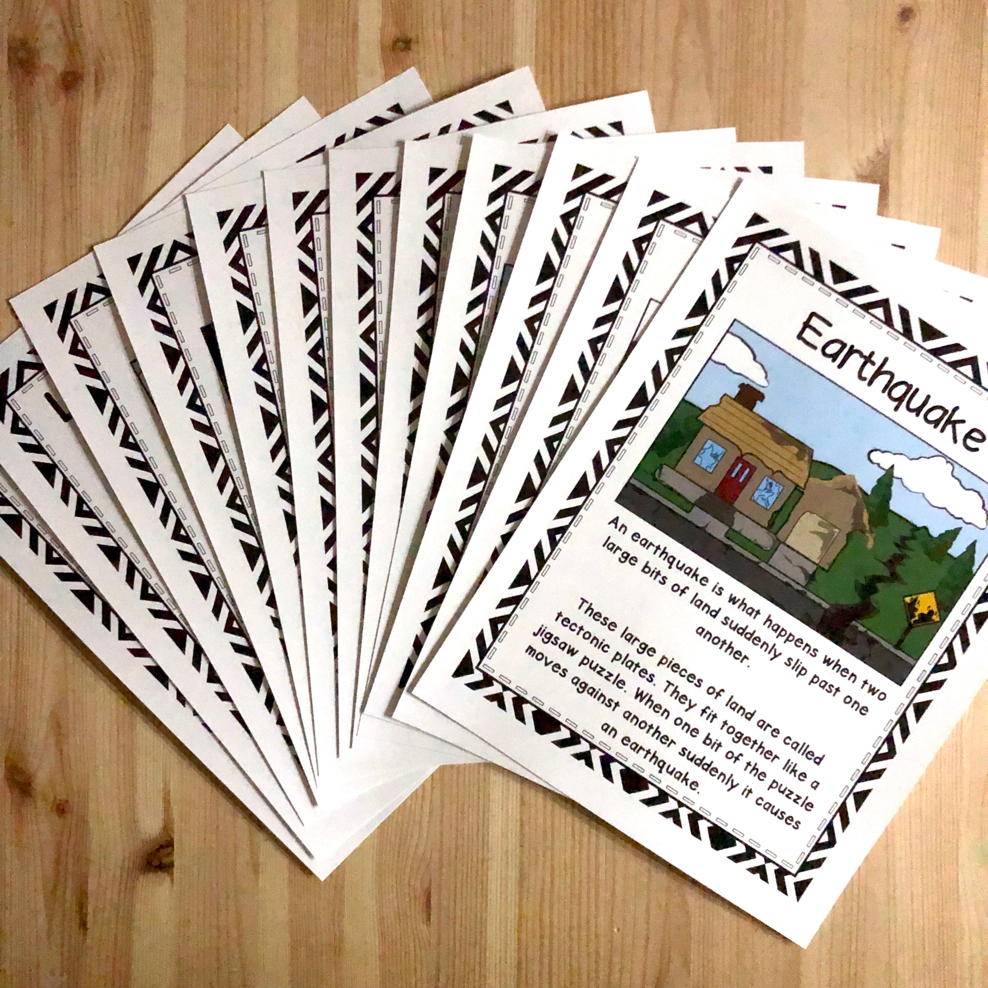 Earthquake Vocabulary Posters - montessorikiwi