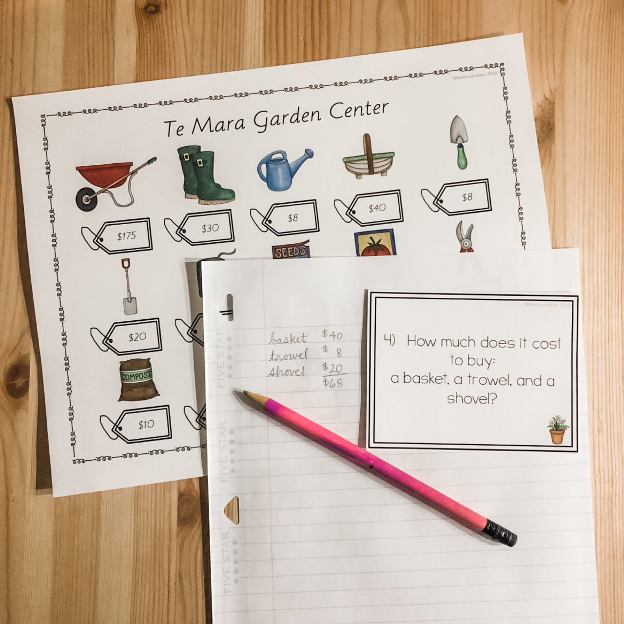 Spring Money Bundle (Montessori Inspired) - montessorikiwi