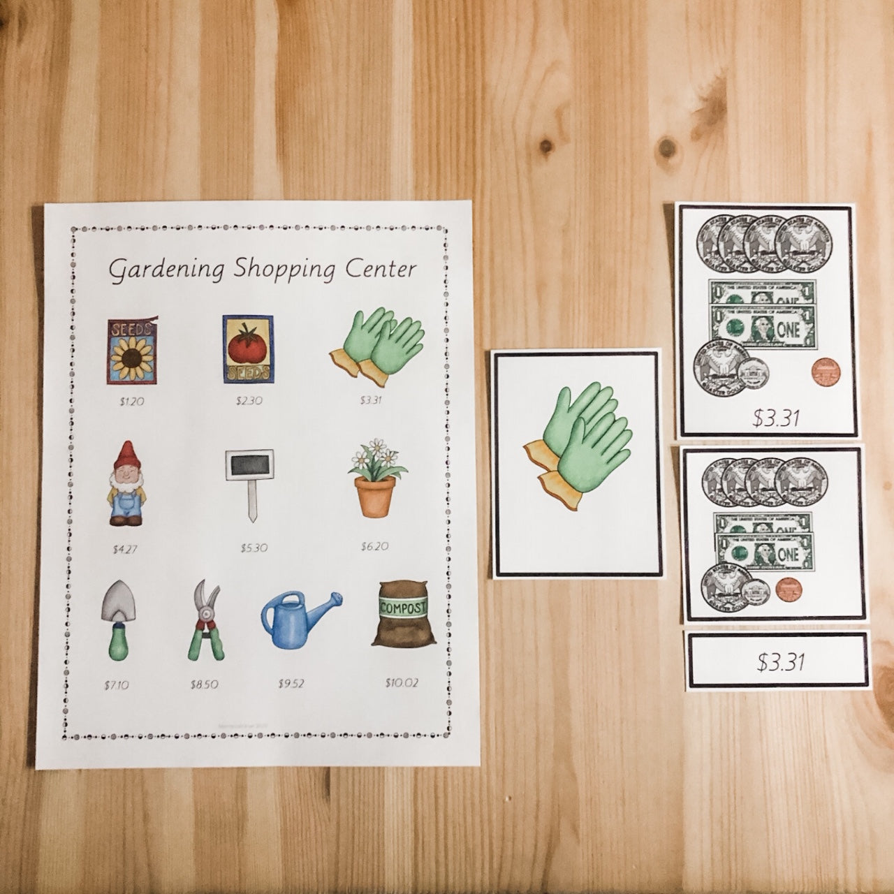 Spring Money Bundle (Montessori Inspired) - montessorikiwi