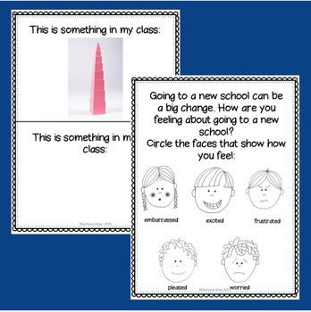 Montessori Transition Social Story: My new school - montessorikiwi