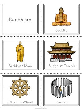 Recognising Religious symbols, elements and features (cosmic) - montessorikiwi