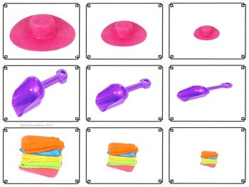 Summer themed math sorting - montessorikiwi