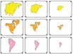 Continent themed math sorting - montessorikiwi