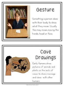 Vocab Words for Montessori Great Stories Bundle - montessorikiwi