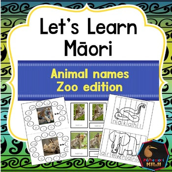 Maori Animal Activity pack - montessorikiwi