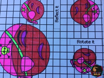 Enlargement, Reflection, Rotation Activity - montessorikiwi