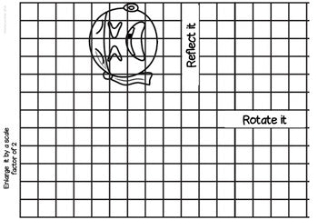 Enlargement, Reflection, Rotation Activity - montessorikiwi