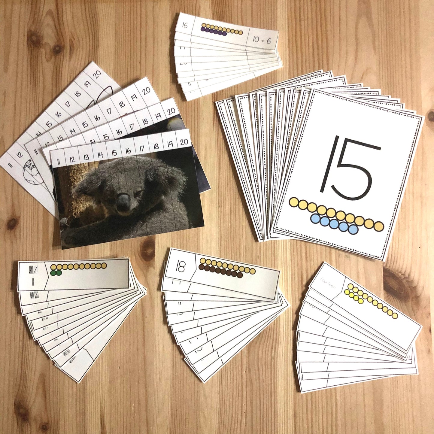 Teen Numbers Bundle - montessorikiwi