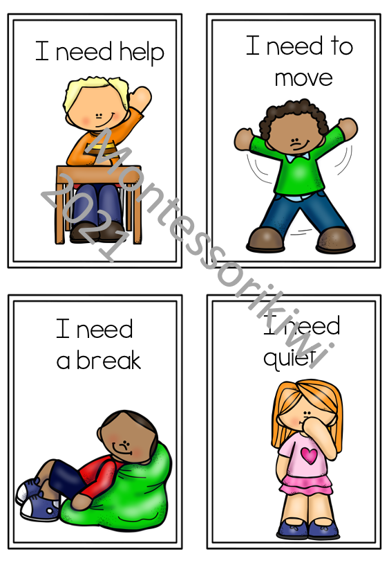 Self Advocacy communication aide for Neurodivergent learners - montessorikiwi