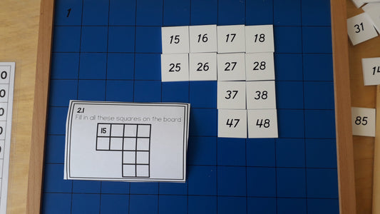 Montessori Hundred Board Activities: Place Value, Skip Counting and Number Sense