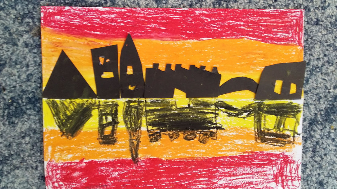 City Scapes (a simple art and craft activity)