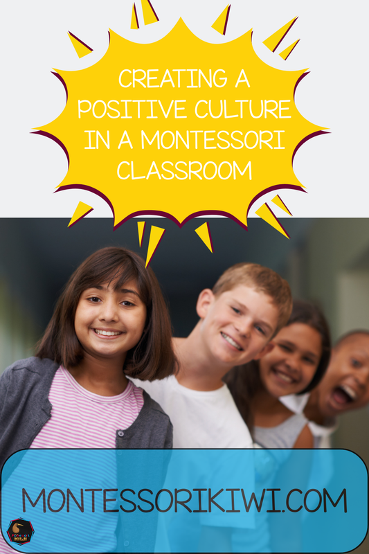 Creating a positive culture in a Montessori classroom