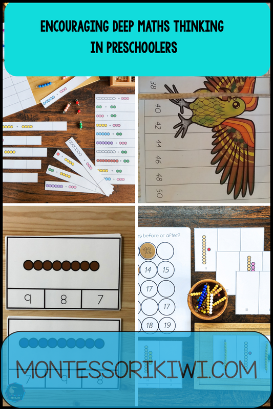 Encouraging deep Maths thinking in Preschoolers