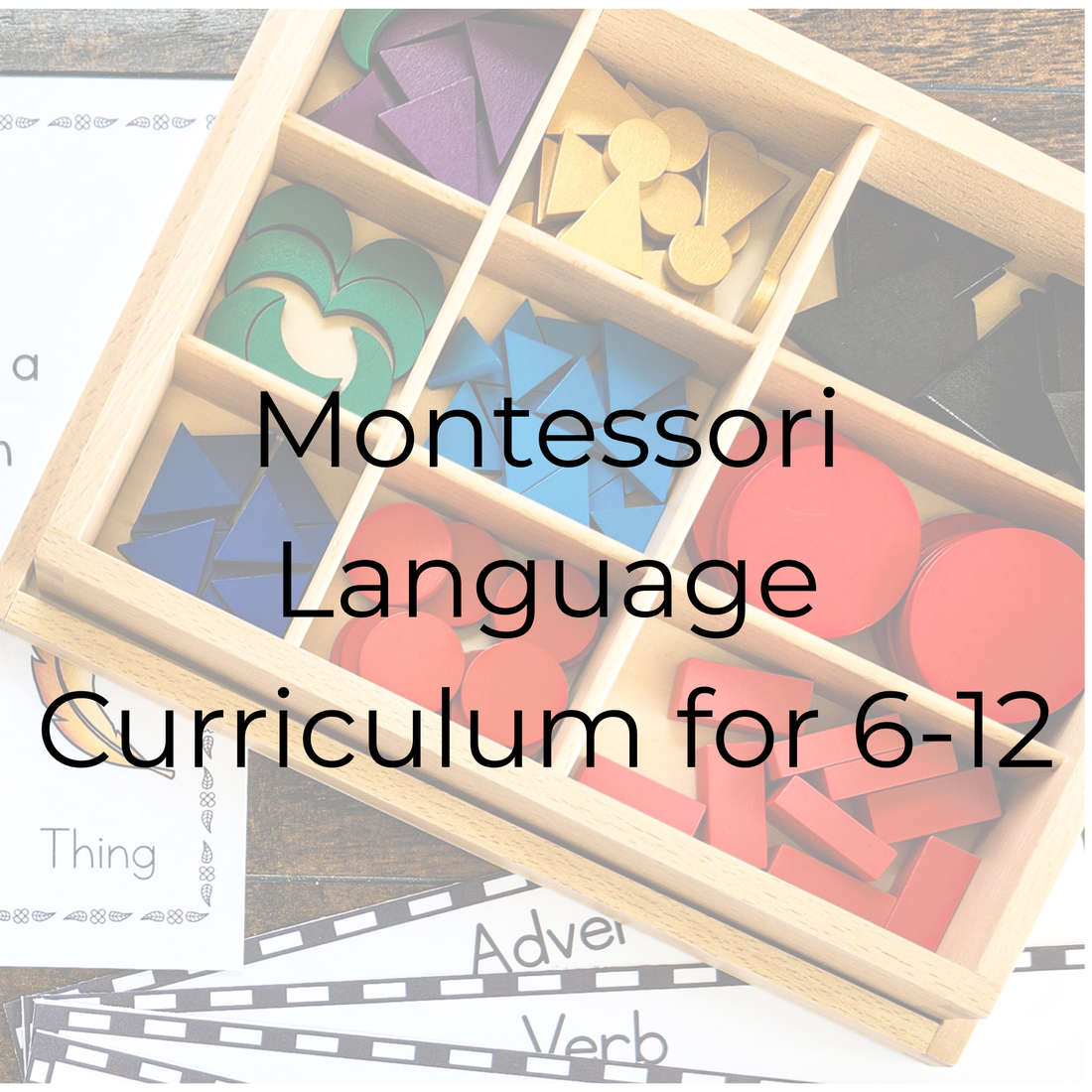 The Montessori Language Curriculum for Ages 6–12: A Practical Guide