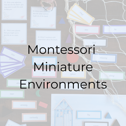 How Montessori Miniature Environments Develop Language