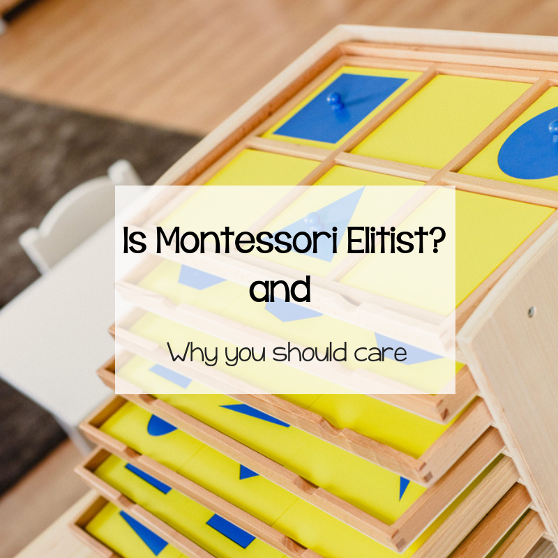 Is Montessori Elitist?