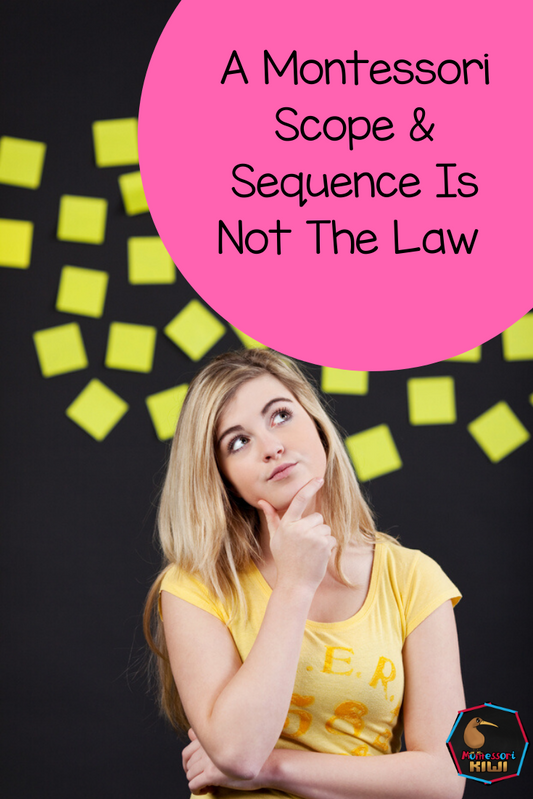 A Scope and Sequence is not the Law