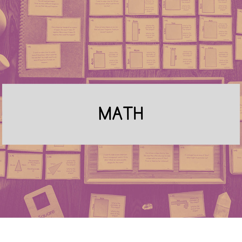 Montessori maths resource examples