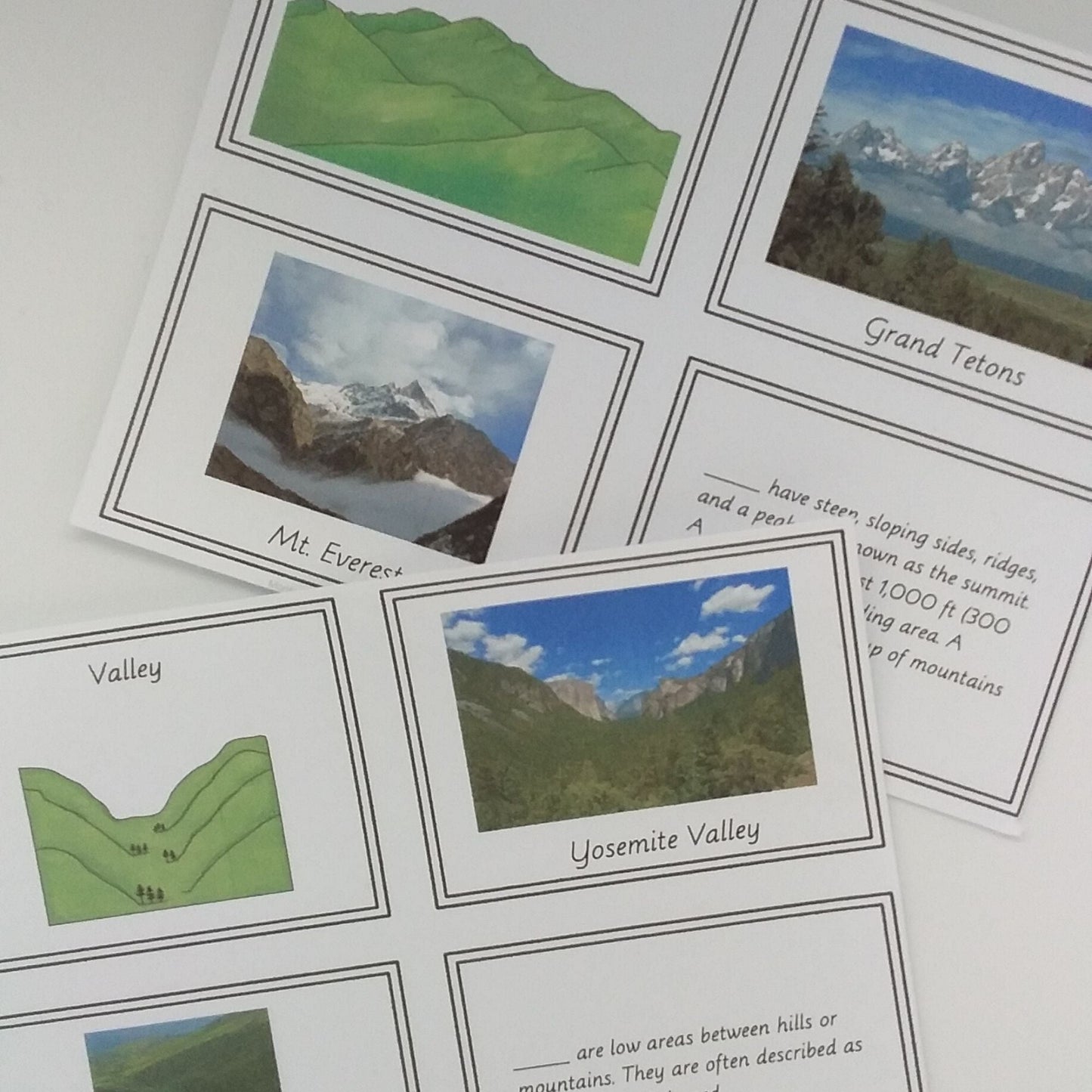 Landform Sorting (Montessori Inspired) - subscription - montessorikiwi