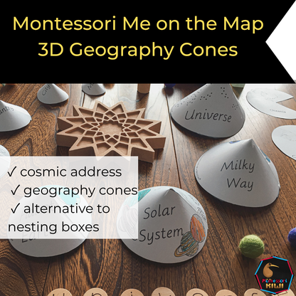 My Cosmic Address | Me on the Map | (Ages 6–12) – Explore Place in the Universe Through Cosmic Education