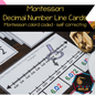 Ordering Decimal Fractions on a Number Line | Montessori Decimal Clip & Flip Cards