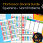 Montessori Decimal Bundle
