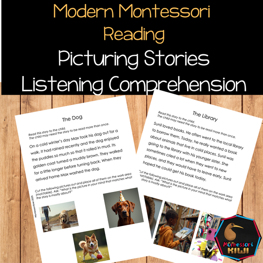 Modern Montessori Reading: Picturing Stories (literacy)