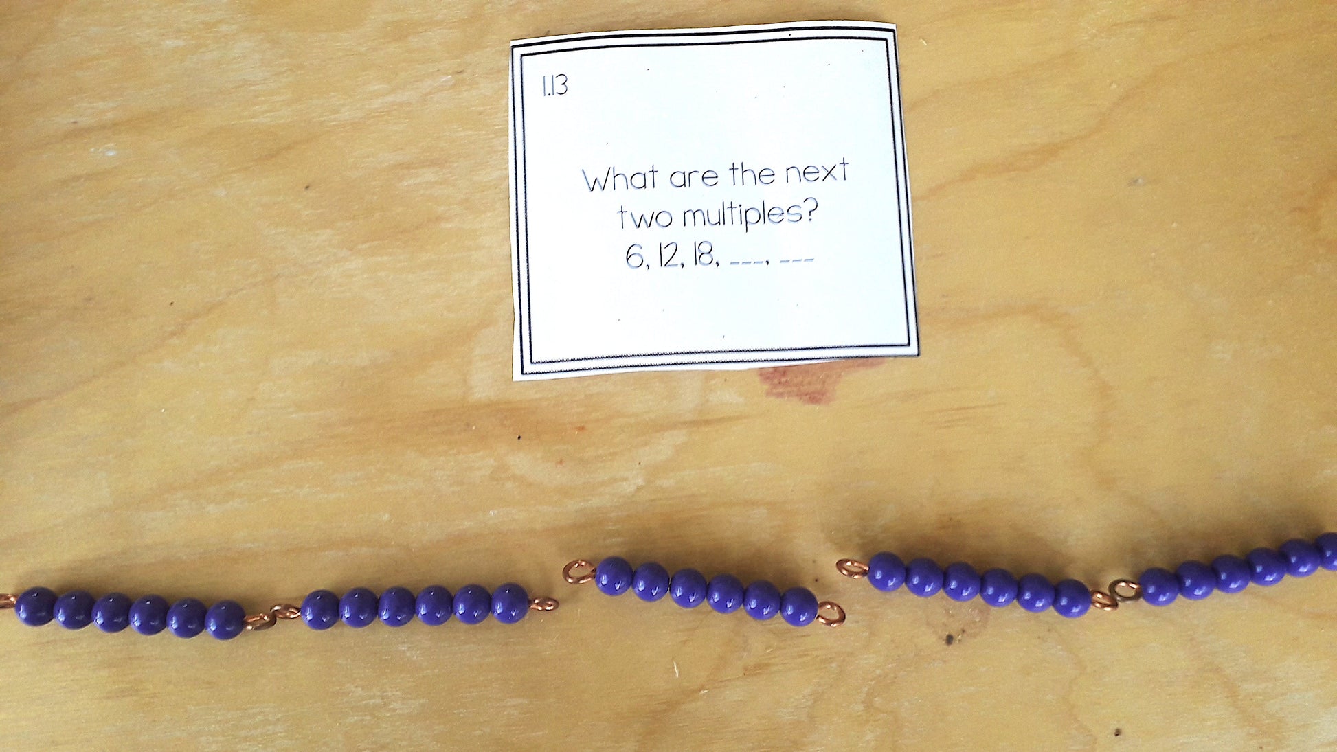 Montessori Multiples and Common Multiples - subscription - montessorikiwi