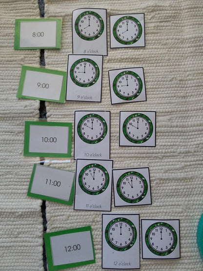 Montessori  Measurement: Teaching Time - subscription - montessorikiwi