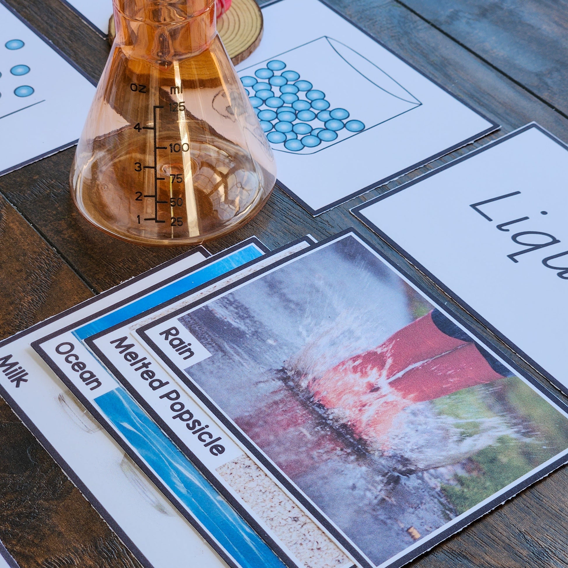 Solid, Liquid, Gas, Plasma - states of matter - subscription - montessorikiwi