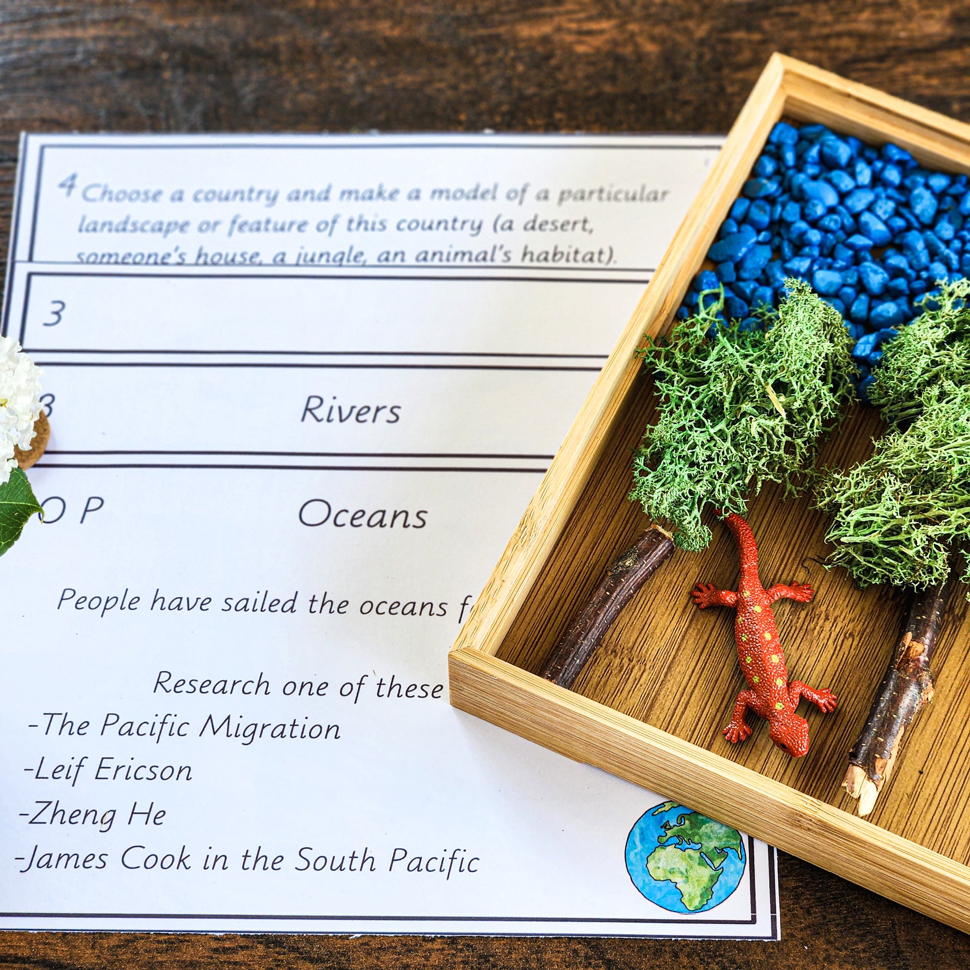 Cultural and Physical Geography Research Projects for 6 - 9 year olds - montessorikiwi