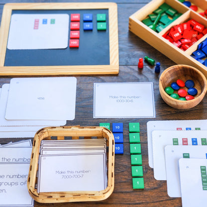 Advanced Place Value Task Cards - subscription - montessorikiwi