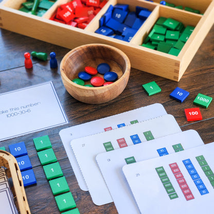Advanced Place Value Task Cards - subscription - montessorikiwi